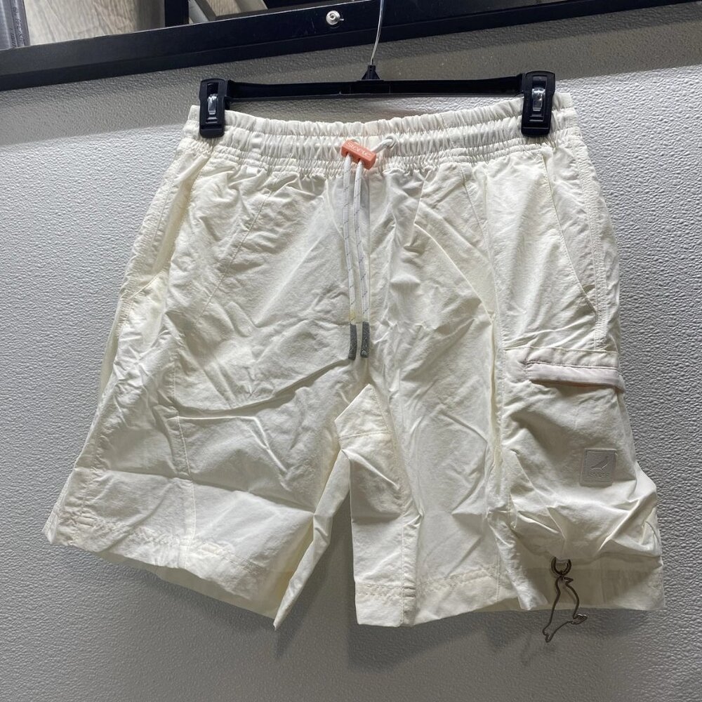 Staple Men's Nylon Taslan Cargo Shorts Cream Size M – Mulberry Collection